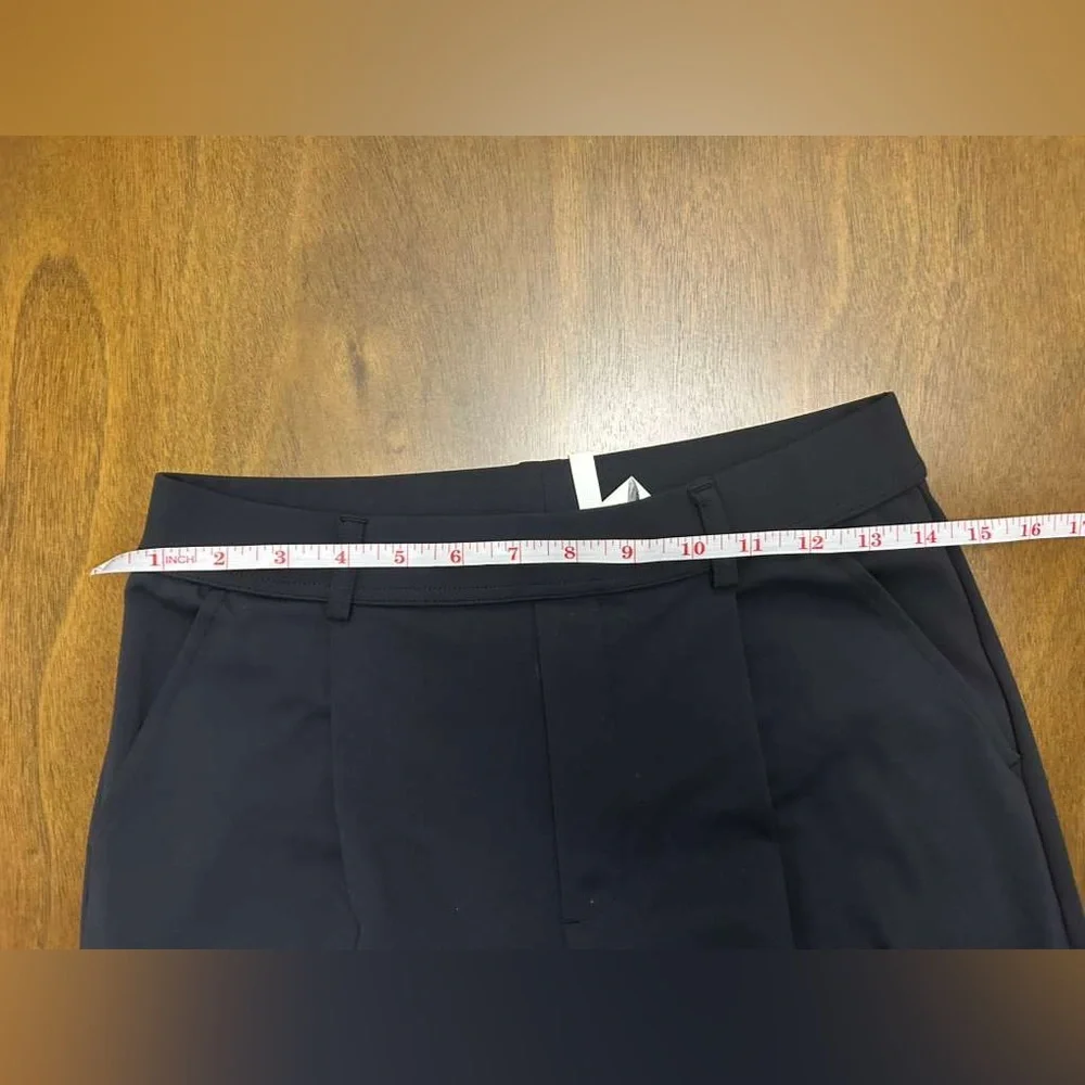 Halara Wide Leg Pull On Dress Pant Size S Tall Black (0445) - Picture 7 of 10